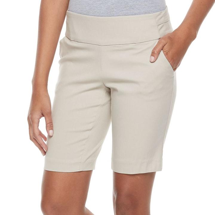 Petite Apt. 9&reg; Millennium Bermuda Shorts, Women's, Size: 4 Petite, Lt Brown