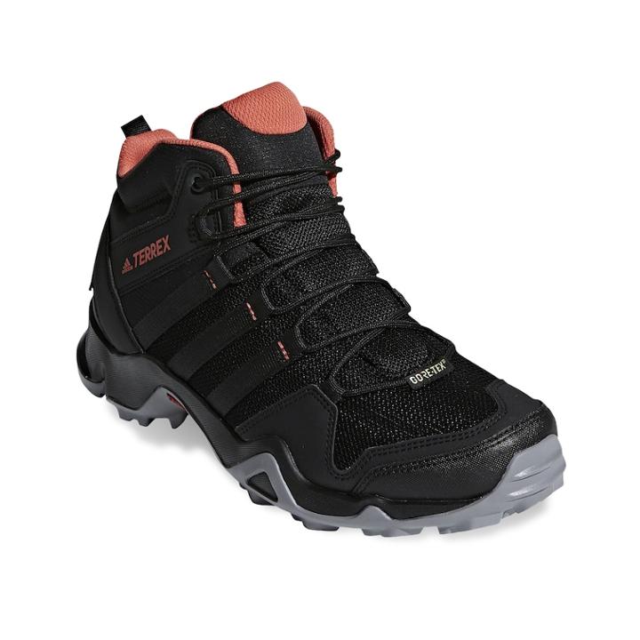 Adidas Outdoor Terrex Ax2r Mid Gtx Women's Waterproof Hiking Shoes, Size: 9, Black