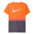 Boys 4-7 Nike Dri-fit Ombre Graphic Tee, Size: 7, Med Orange