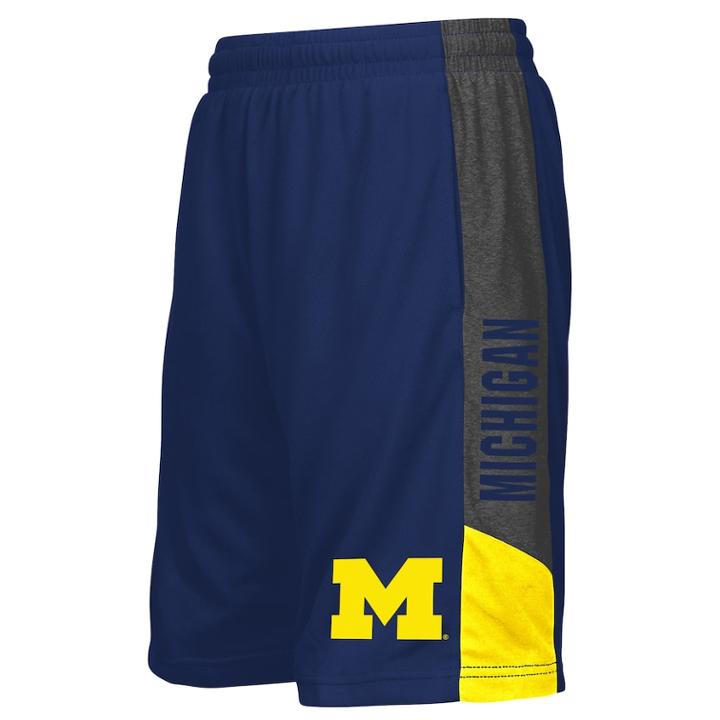 Boys 8-20 Colosseum Michigan Wolverines Shorts, Size: L 14-16, Dark Blue