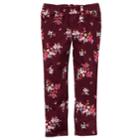 Girls 4-8 Carter's Printed Pants, Size: 8, Maroon Floral
