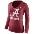 Women's Nike Alabama Crimson Tide Wordmark Tee, Size: Xl, Med Red