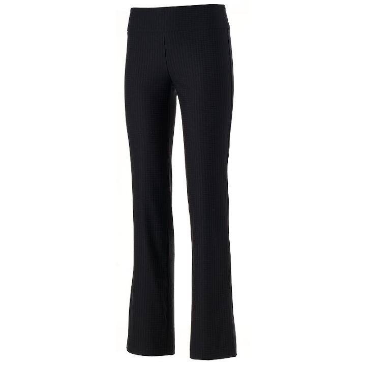 Juniors' Joe B Pull On Bootcut Pants, Girl's, Size: Medium, Black