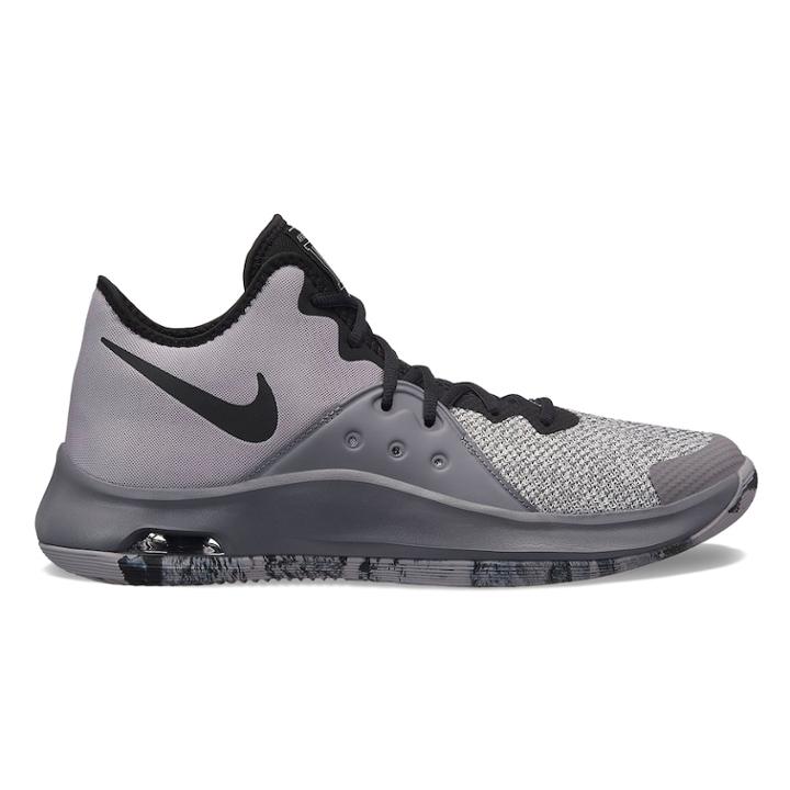Nike Air Versitile Iii Adult Basketball Shoes, Men's, Size: M8.5w10, Grey (charcoal)