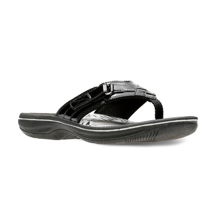 Clarks Breeze Sea Women's Sandals, Size: Medium (10), Grey (charcoal)