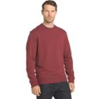 Big & Tall Van Heusen Regular-fit Flex Stretch Fleece Crewneck Sweater, Men's, Size: 3xl Tall, Med Red