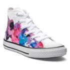 Girls' Converse Chuck Taylor All Star Print High Top Sneakers, Size: 11, White