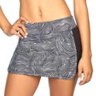 Women's Colosseum Sidewinder Ruched Tennis Skort, Size: Medium, Oxford