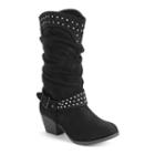 Unionbay Girls' Western Boots, Girl's, Size: 11, Black