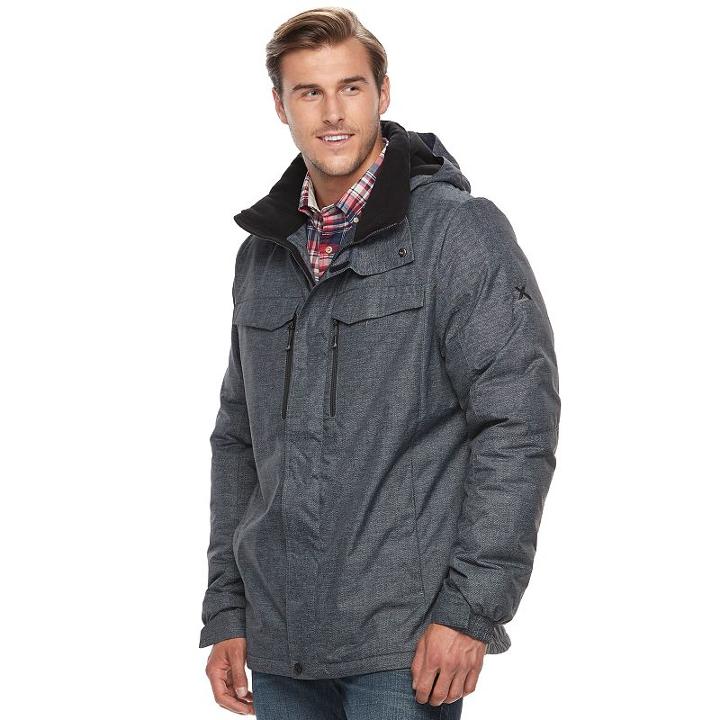 Big & Tall Zeroxposur Dozer Hooded Jacket, Men's, Size: 3xb, Dark Grey