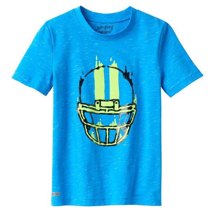 Boys 4-10 Jumping Beans&reg; Play Cool Sporty Graphic Tee, Boy's, Size: 7, Turquoise/blue (turq/aqua)
