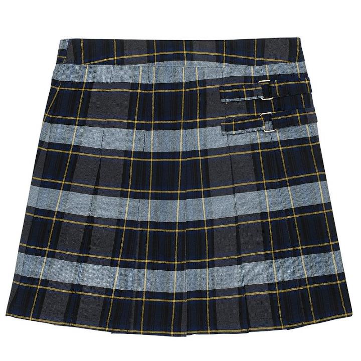 Girls 4-20 & Plus Size French Toast School Uniform Pleated Plaid Skort, Girl's, Size: 4, Blue Other