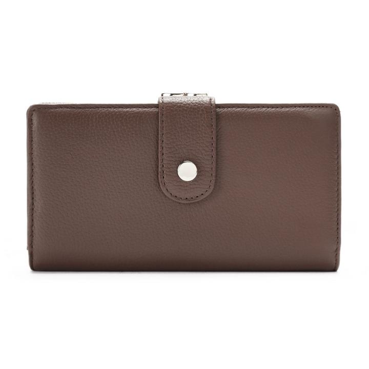 Apt. 9&reg; Soho Leather Rfid-blocking Tab Clutch, Women's, Brown