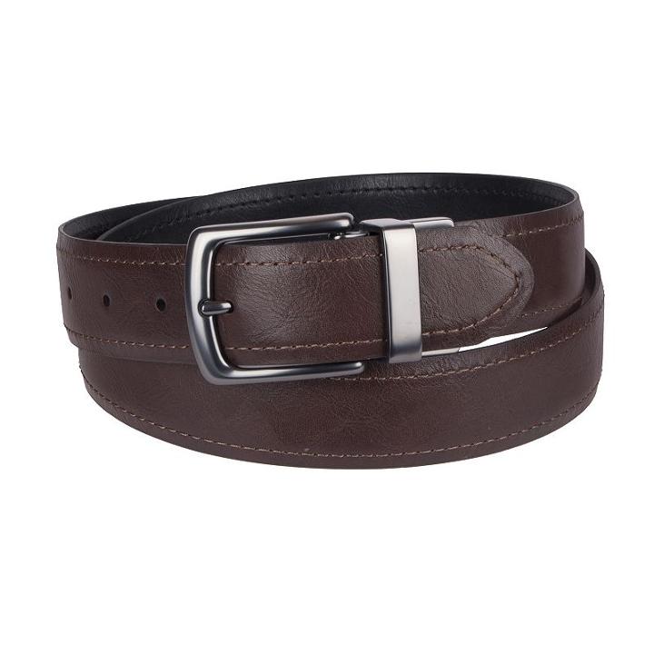 Men's Columbia Adamine Reversible Belt, Size: Medium, Grey (charcoal)