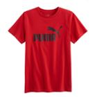 Boys 8-20 Puma Logo Tee, Size: Small, Light Red