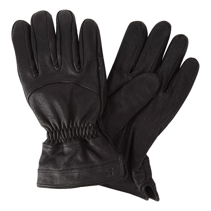 Men's Haggar Leather Gloves, Size: Small, Black