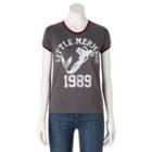 Disney's Juniors' The Little Mermaid 1989 Graphic Tee, Girl's, Size: Large, Ovrfl Oth