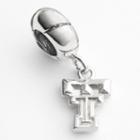 Dayna U Texas Tech Red Raiders Sterling Silver Logo Charm, Women's