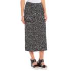 Dana Buchman Print Pleated Skirt - Women's, Size: Xxl, White Oth