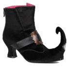 Adult Witch Costume Boots, Size: 7, Black