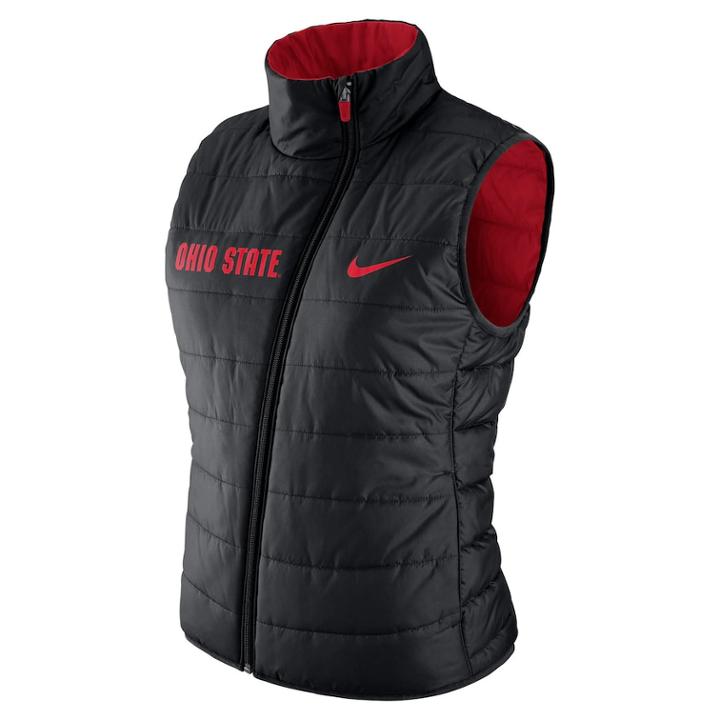 Women's Nike Ohio State Buckeyes Reversible Vest, Size: Xxl, Lt Brown