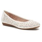 Croft & Barrow&reg; Marilla Women's Ortholite Ballet Flats, Size: Medium (8), White