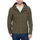 Big & Tall Men's Levi's&reg; Arctic Cloth Hooded Rain Jacket, Size: Xxl Tall, Med Green