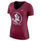 Women's Nike Florida State Seminoles Dri-fit Touch Tee, Size: Medium, Red
