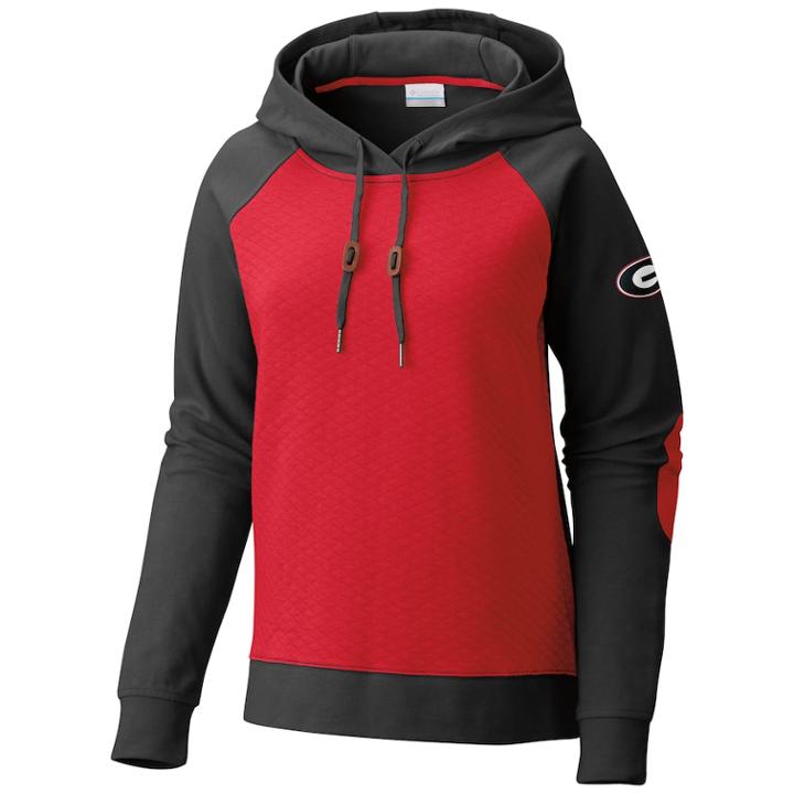 Women's Columbia Georgia Bulldogs Collegiate Harper Hoodie, Size: Medium, Pink Other