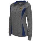 Women's Campus Heritage West Virginia Mountaineers Money Quarter-zip Top, Size: Large, Dark Grey