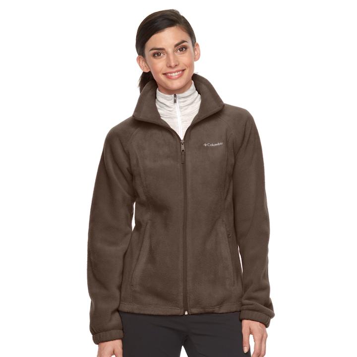 Women's Columbia Three Lakes Fleece Jacket, Size: Medium, Beige