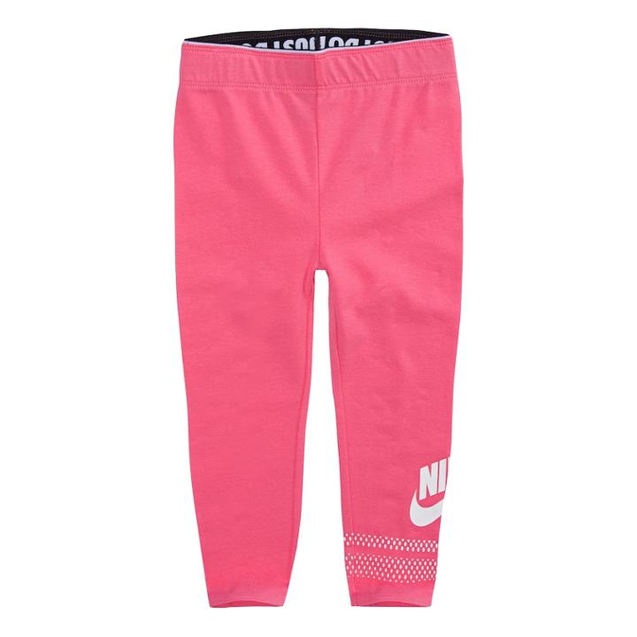 Toddler Girl Nike Pink Favorite Futura Logo Leggings, Size: 2t, Med Pink
