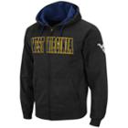 Men's West Virginia Mountaineers Full-zip Fleece Hoodie, Size: Xl, Grey