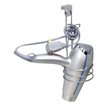 Interdesign Hair Dryer Holder, Silver