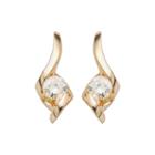 Sirena Collection 14k Gold 1/4-ct. T.w. Diamond Drop Earrings, Women's, White