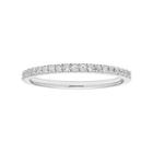 Boston Bay Diamonds 14k White Gold 1/8 Carat T.w. Igl Certified Diamond Wedding Ring, Women's