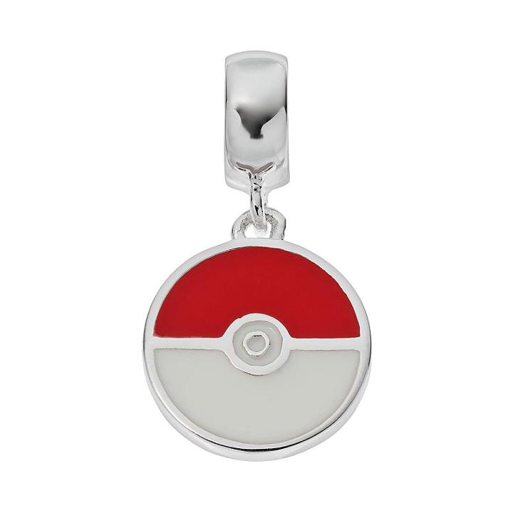 Pokemon Sterling Silver Poke Ball Charm, Women's, Multicolor