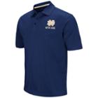 Men's Campus Heritage Notre Dame Fighting Irish Heathered Polo, Size: Xxl, Blue (navy)
