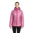 Women's Champion Hooded Puffer Jacket, Size: Xl, Pink