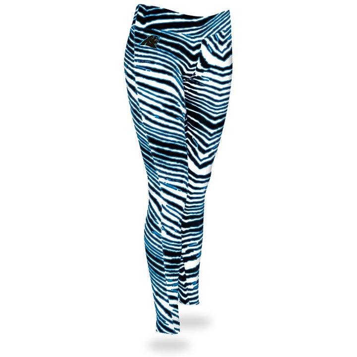 Women's Zubaz Carolina Panthers Leggings, Size: Xs, Black