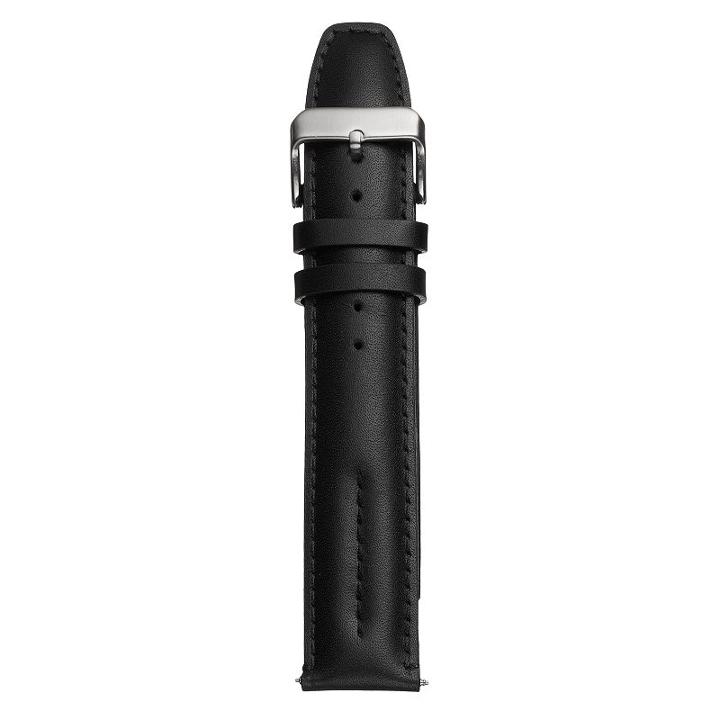 Kreisler Unisex Leather Sport Watch Band - Tx257661, Size: 20mm, Black