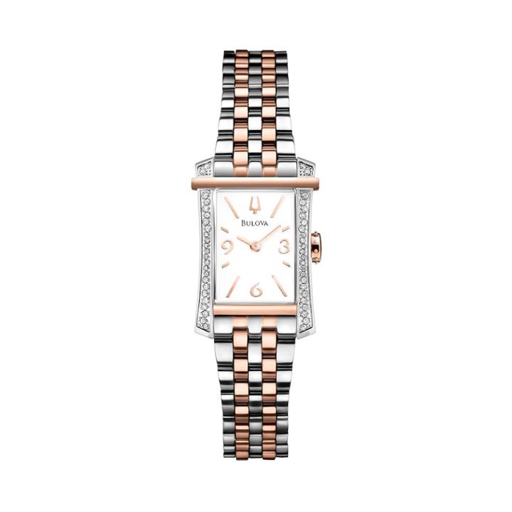 Bulova Watch - Women's Diamond Gallery Winslow Two Tone Stainless Steel - 98r186, Multicolor