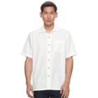 Men's Batik Bay Regular-fit Soft-touch Rayon-blend Button-down Shirt, Size: Large, Natural
