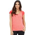 Women's Marika Upper Cut Short Sleeve Tee, Size: Xl, Red