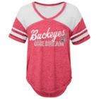 Juniors' Ohio State Buckeyes Football Tee, Women's, Size: Xl, Red