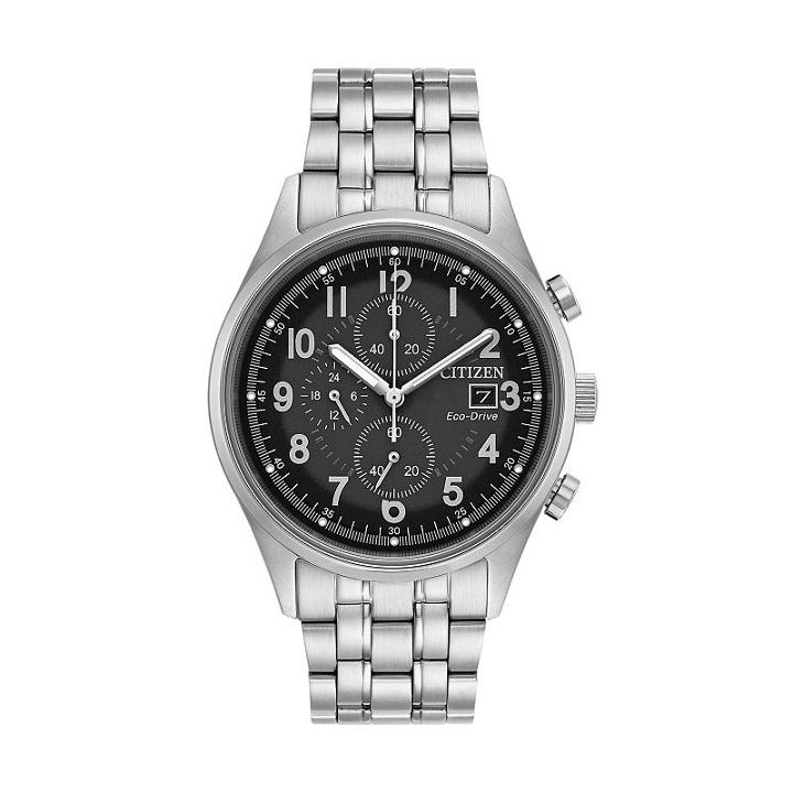 Citizen Eco-drive Men's Chandler Stainless Steel Watch - Ca0620-59h, Size: Large, Grey