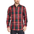 Men's Chaps Classic-fit Plaid Button-down Shirt, Size: Xl, Red