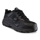 Skechers Work Relaxed Fit D'lites Sr Tolland Women's Composite Toe Shoes, Size: 5.5, Grey (charcoal)