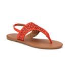 Olivia Miller Key West Women's Sandals, Size: 6, Orange