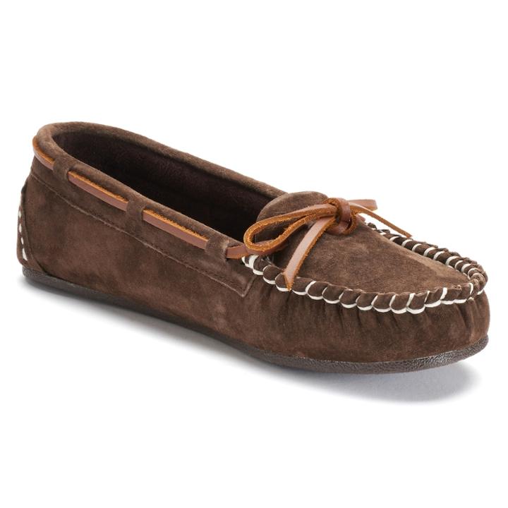 Lamo Women's Sabrina Moccasin Slippers, Size: 8.5, Brown